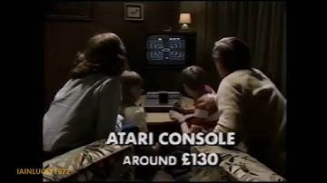 ATARI GAMES CONSOLE  TV ADVERT 1980s ITV LONDON  HD 1080P