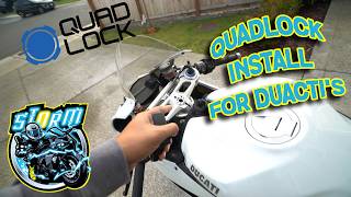 Ducati 1199 Mods: Installing a Quad Lock Phone Mount