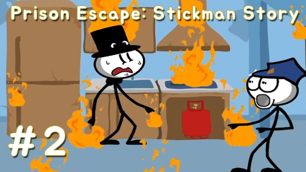 Prison Escape Stickman Story Part 2 Walkthrough - All Fail & All Success 