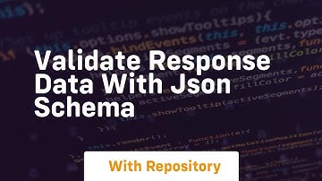 validate response data with json schema
