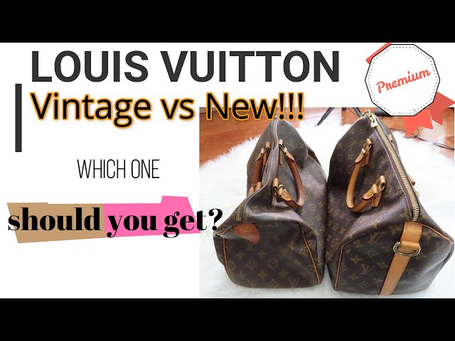 VINTAGE vs. NEW Louis Vuitton Speedy  Which should you get? What's the  difference? 