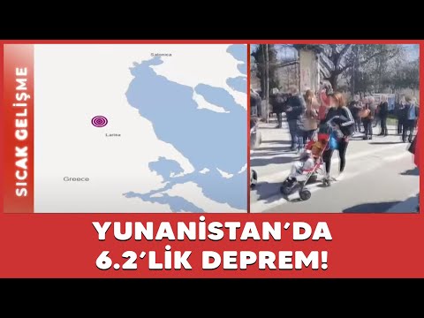 Yunanistan'da 6.2'lik deprem meydana geldi!