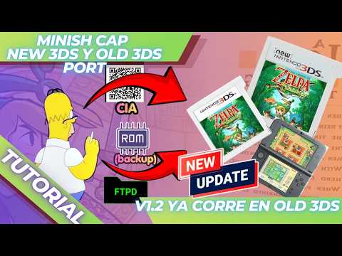 Instalar The Minish Cap New 3DS y OLD 3DS port #3ds #tutorial #zelda #theminishcap