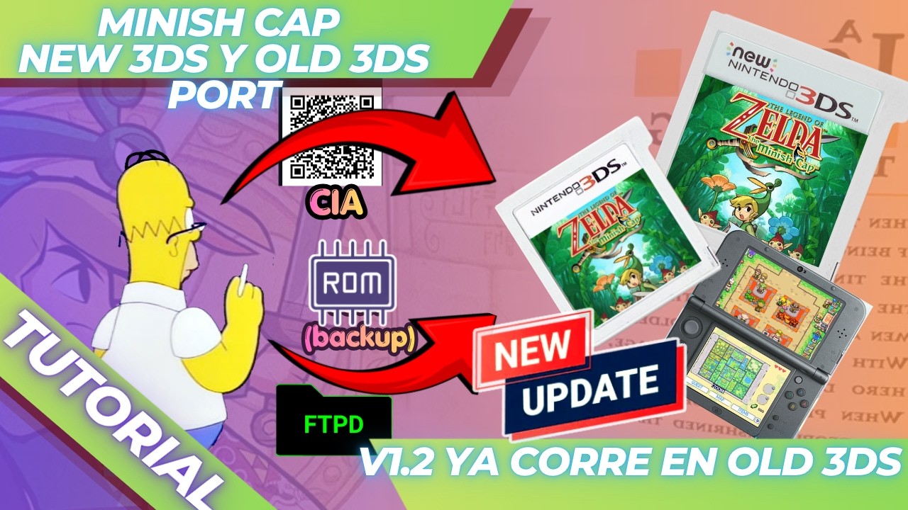 Instalar The Minish Cap New 3DS y OLD 3DS port #3ds #tutorial #zelda #theminishcap