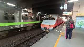 (1120305) 176次PP自強號樹林通過和2033次900型區間快車樹林出站