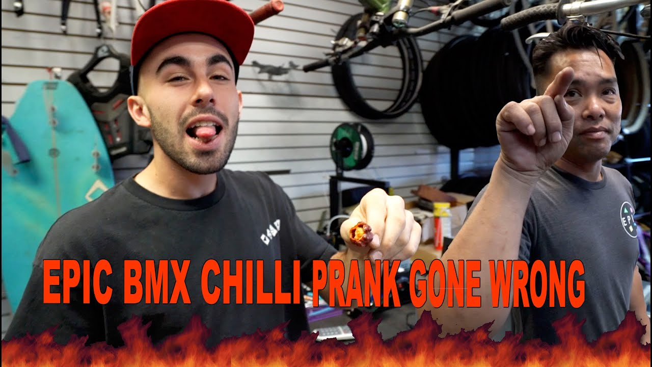 EPIC BMX CHILLI PRANK GONE WRONG!