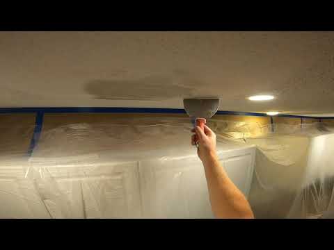 How to patch a hole in a ceiling - YouTube