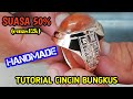 Cincin SUASA 50 Pakai zircon samping, cara buat CINCIN BUNGKUS EMAS12K