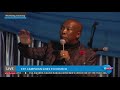 Julius Malema addresses congregants at Khutsong
