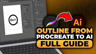How To Outline From Procreate To AI (FAST & EASY) | 100% WORKS | NO Yapping, To The Point! screenshot 3