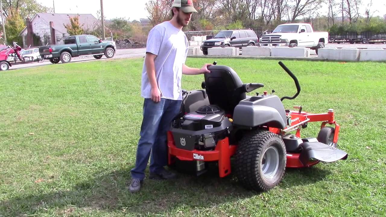 Husqvarna MZ5424S Zero Turn Lawn Mower Review - YouTube