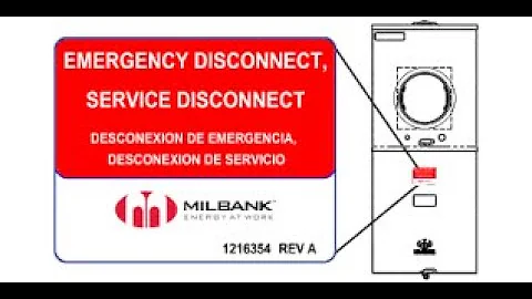 Emergency Disconnect NEC 230.85