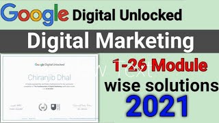 Google Digital Unlocked || All 1-26 Module wise Answer ||  2021 screenshot 1