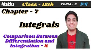 Difference between Integration and Differentiation, Integration Vs Differentiation(4) Class 12 Maths