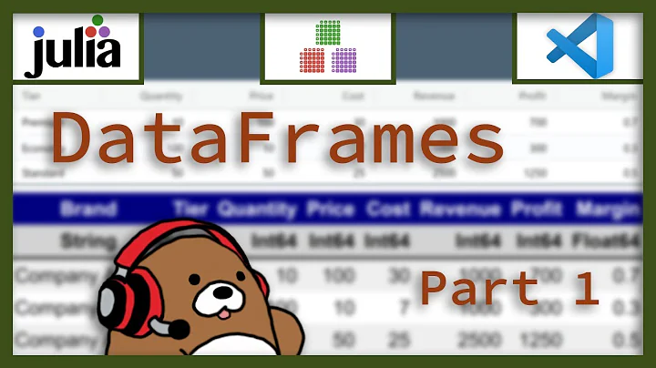 [02x06] DataFrames Part 1 of 3; PrettyTables; TypedTables; CSV; HTML | Julia Analysis for Beginners