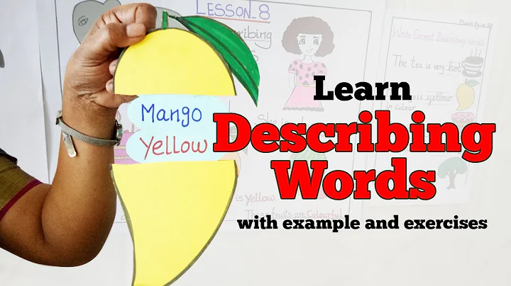 What are describing words give example? (2023)