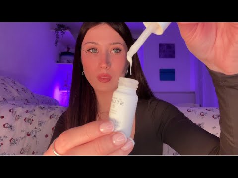 ASMR personal attention | skincare & mouth sounds ✨