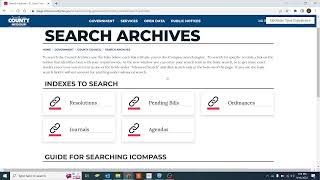 Legislation Search Guide