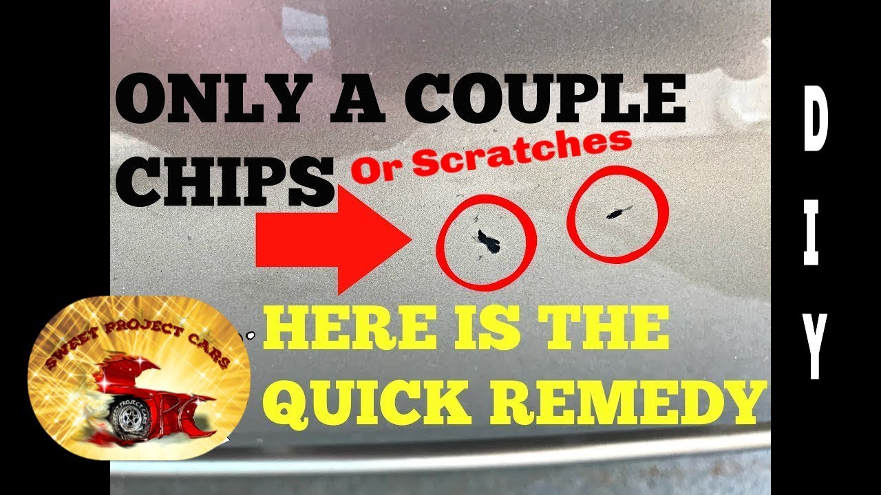 EASY DIY Repair of Paint Chips or Scratches in Most Anything... ALL BY