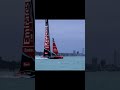 Sailing across the Hauraki Gulf at 50 knots