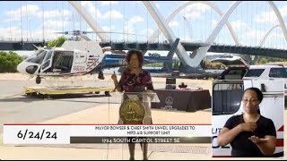 Mayor Bowser and Chief Smith Unveil Upgrades to MPD Air Support Unit, 6/24/24