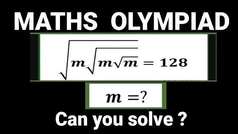 maths olympiad questions / olympiad exam / olympiad mathematics / square root questions #a24maths