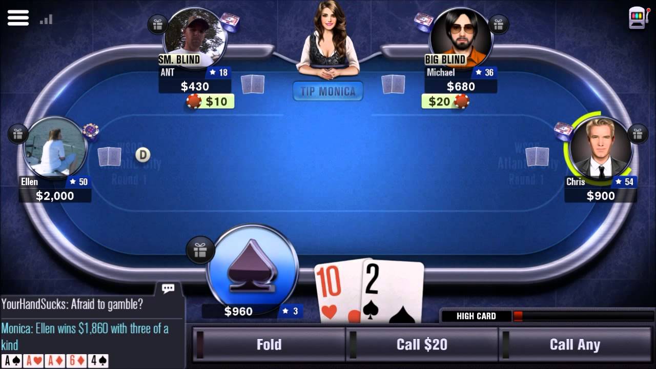 World Series of Poker \u2013 WSOP - Mobile Game - Gameplay - Poker App ...