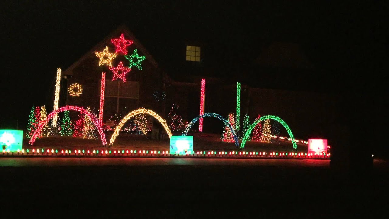 Owasso Lights 2014 Santa Claus is Coming to Town YouTube