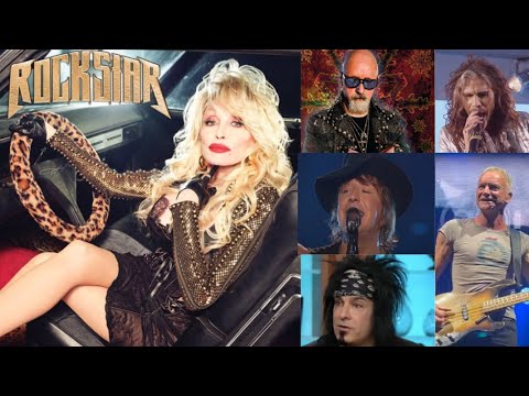 Dolly Parton's new album "Rockstar" to feat. Kid Rock/Halford/Sixx/Sambora and more..