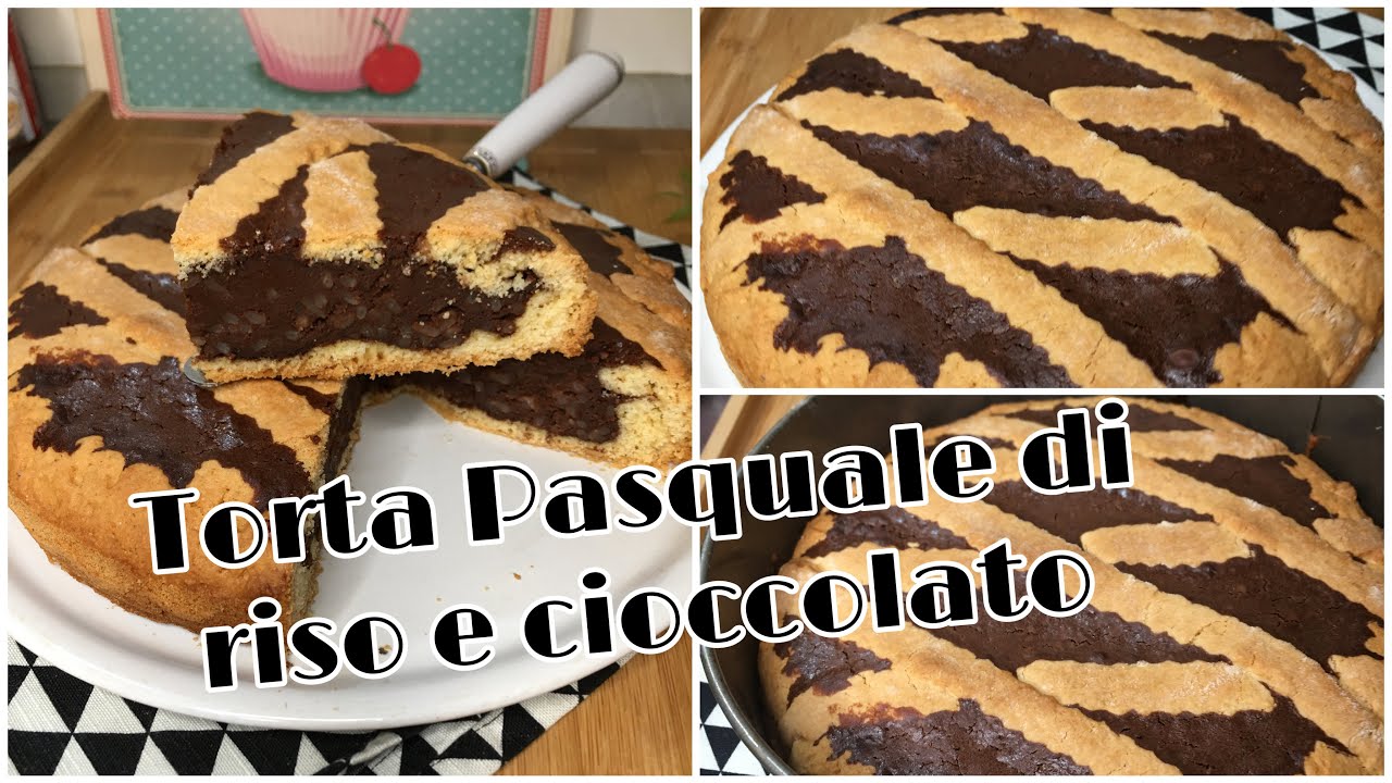 Torta Pasquale di riso e cioccolato, ricetta dolce di Pasqua