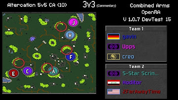 14# Emergency drop - 3v3 - Combined Arms V1.0.7 DevTest 15 (OpenRA)