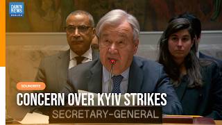 Information UN Secretary-General Expresses Alarm Over Planned Moscow Kyiv Strikes | Dawn News English Update