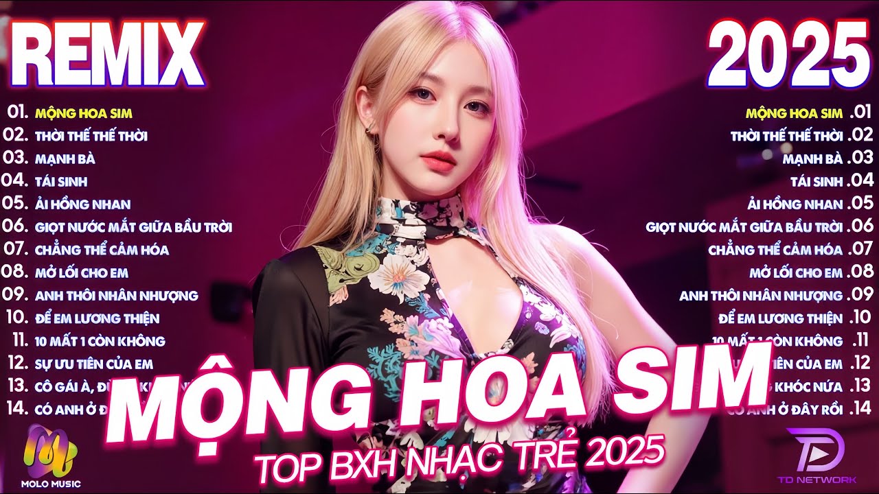 Mộng Hoa Sim Remix ♫ BXH Nhạc Trẻ Remix Triệu View Cực Cháy | Top 15 Bản Nhạc  Đang Làm Mưa Làm Gió