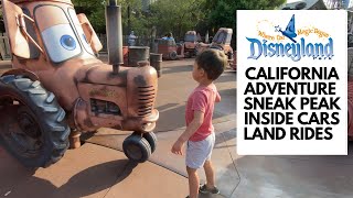 Disney California Adventure - Sneak Peak Inside Cars Land Rides