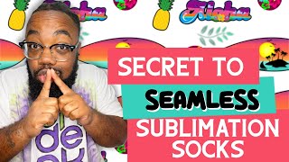 Mr. Socks' Secret To SEAMLESS Sublimation Socks (LIVE)