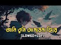 Jani tmi asbena fery | জানি তুমি আসবেনা ফিরে | Slowed+Reverb | lofi song