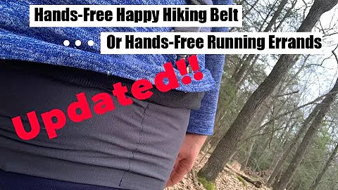 How to Make a Happy Hiking Belt with some Upgrades!