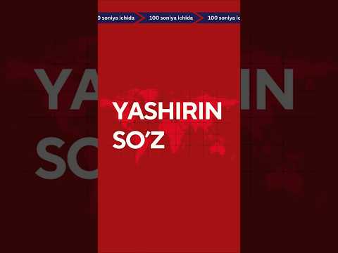 Yashirin so'z 😶🌫️