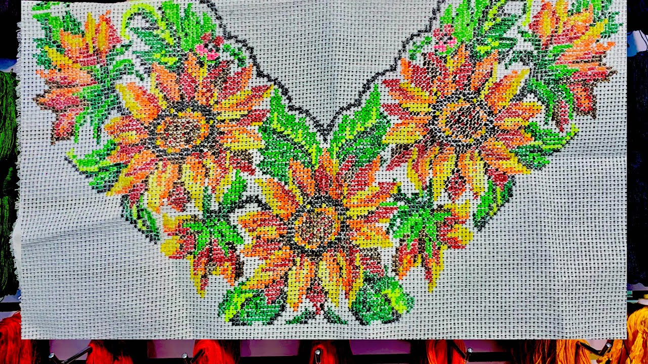 Aprende a Combinar Colores Para Bordar Tu Guipil - Girasoles