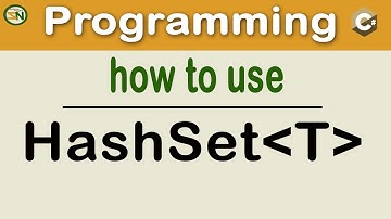 C# HashSet Tutorial - How to use the HashSet object to collect and perform set functions on data.
