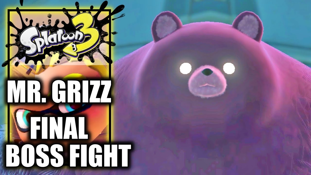 Splatoon 3 Mr. Grizz, The Ursine Anomaly 03 Final End Boss Fight YouTube
