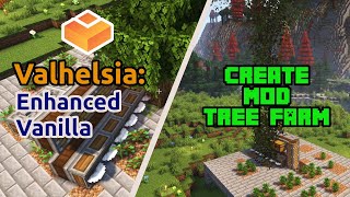 Create Mod Tree Farm Valhelsia Enhanced Vanilla 26 Minecraft 1182