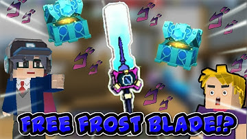 FREE FROST BLADE! NO GCUBES NEEDED! - (Blockman Go Build And Shoot)
