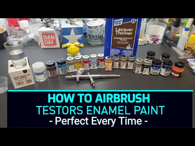 How to use Testors Enamel Paints 