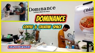 DOMINANCE Coffee & Creative Space. Putih, Bersih, Indah, Elegant. Live a Beautiful Life by Creating