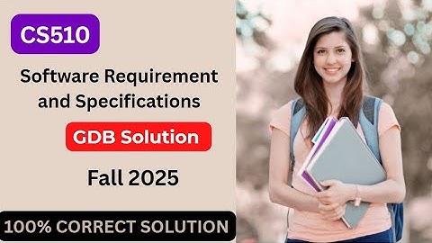 CS510 GDB Solution Fall 2025 | Easy Learning Club