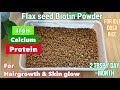 Flaxseed Biotin Powder for Hairgrowth and Skin Glow