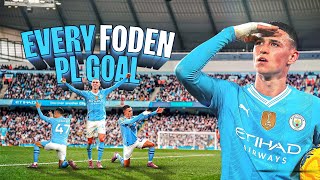 Every Premier League Goal | Phil Foden's 50 (And 51) For Manchester City