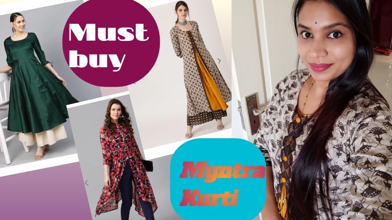 Myntra Kurti haul /latest kurti/party wear/casual wear kurtis/kurta ...