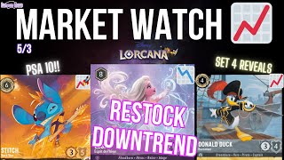 Disney Lorcana MARKET WATCH (How Much Will This PSA Stitch Sell For?) - Ep. 66 Friday 5/3